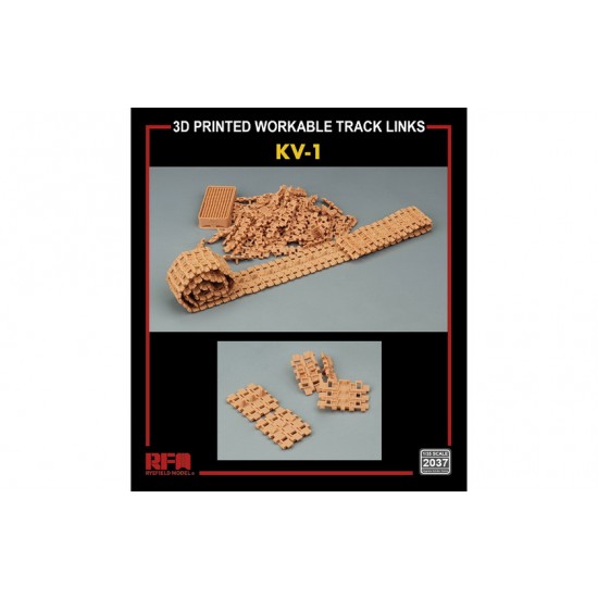 1/35 KV-1 3D Printed Workable Track Links