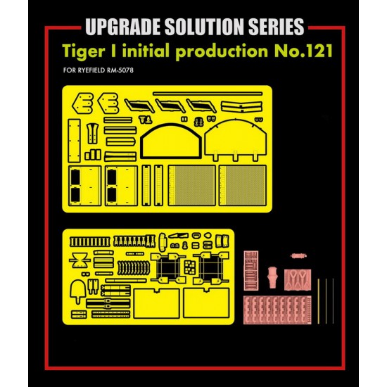 1/35 Tiger I Initial Production No.121 Upgrade Detail set for RM-5078