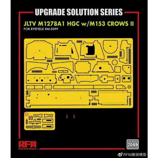 1/35 JLTV M1278A1 HGC w/M153 Crows II Upgrade set for RM-5099