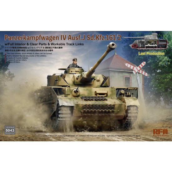1/35 PzKpfw. IV Ausf. J Last Production w/Full Interior