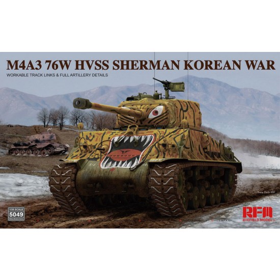 1/35 Korean War M4A3 76w HVSS Sherman