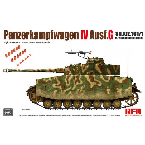 1/35 PzKpfw.IV Ausf.G SdKfz.161/1 w/Workable Track Links