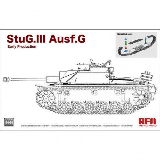 1/35 StuG. III Ausf. G Early Production w/Workable Track Links