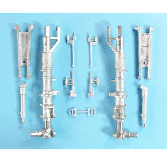 1/18 F-14 Tomcat Primary Main Landing Gear for 21st Century Toys (white metal)