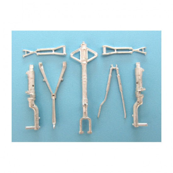 1/48 F3H Demon Landing Gear for Hobby Boss kits (white metal)