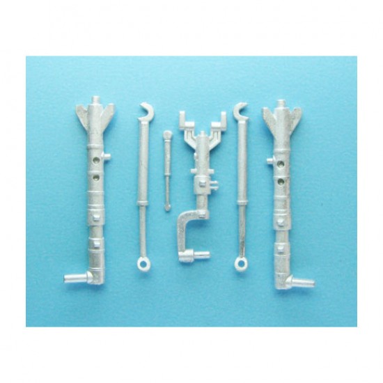 1/48 FC-1/JF-17 Landing Gear for Trumpeter kits (white metal)