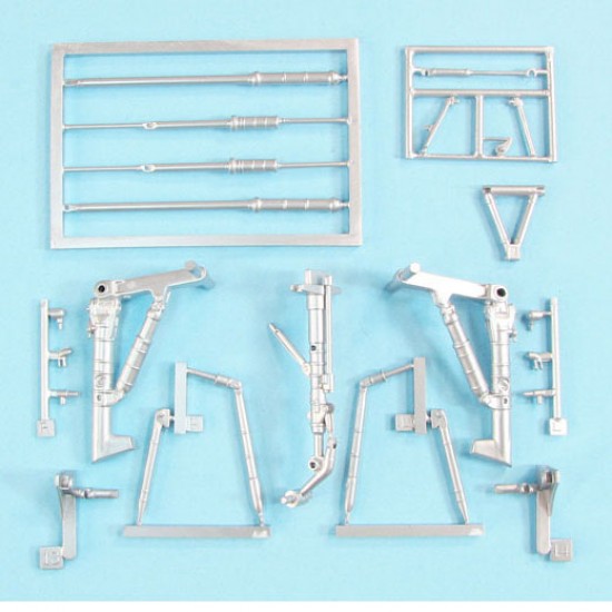 1/48 Su-24 Fencer Landing Gear for Trumpeter kits (white metal)