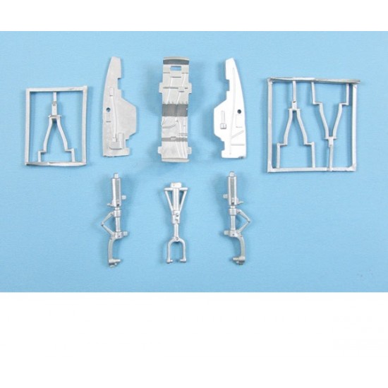 1/48 EMB-314 Super Tucano Landing Gear for HobbyBoss kits (White Metal)