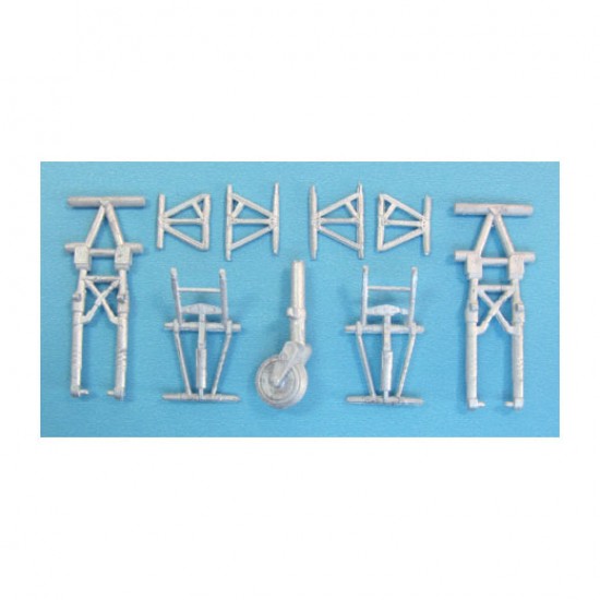 1/72 Wellington Landing Gear for Trumpeter kits (white metal)