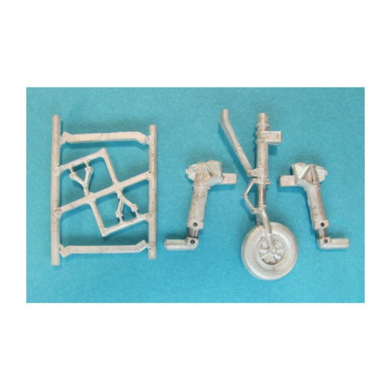 1/72 A-3 Skywarrior Landing Gear for Hasegawa kits (white metal)