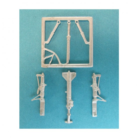 1/72 F-4 Phantom ll Landing Gear for Hasegawa kits (white metal)