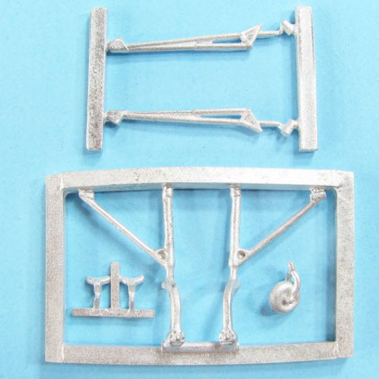1/72 Boulton Paul Defiant Landing Gear for Airfix kits (white metal)