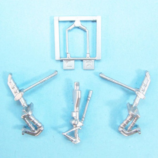 1/72 Mirage F.1 Landing Gear for Special Hobby kits (white metal)