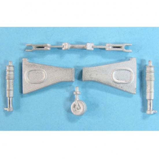 1/72 Fairey Barracuda Landing Gear for Special Hobby kits (white metal)