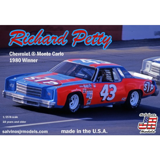 1/25 Richard Petty #43 Chevrolet Monte Carlo 1980 Winner