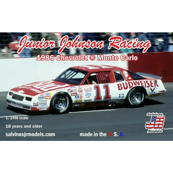 1/24 Junior Johnson 1986 Chevrolet Monte Carlo driven by Darrell Waltrip [JJMC1986B]