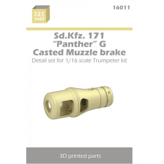 1/16 SdKfz. 171 Panther G Muzzle Brake (Casted) for Trumpeter kit