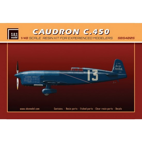 1/48 Caudron C.450 Racing Aircraft Resin Kit