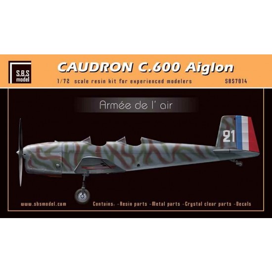 1/72 French Caudron C.600 Aiglon "Armee de l'Air" Monoplane