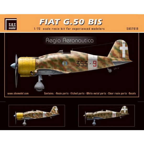 1/72 Fiat G.50 BIS "Regia Aeronautica"