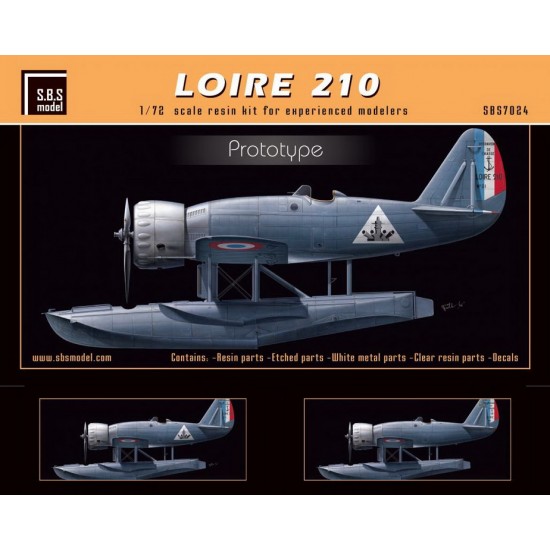 1/72 Loire 210 Prototype Resin kit