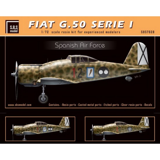 1/72 Spanish Air Force Fiat G.50 Serie I [Limited Edition]