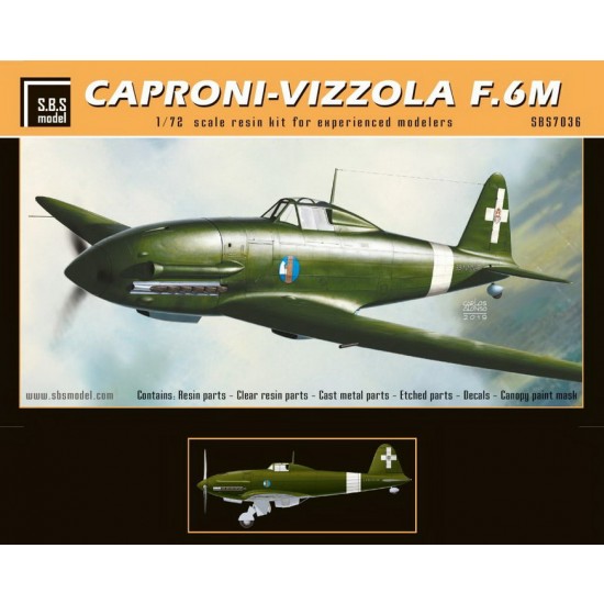1/72 Caproni-Vizzola F.6M Resin kit