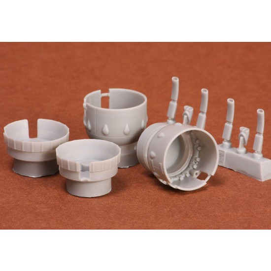 1/72 Bristol Blenheim Engine Cowlings & Exhaust Set for Airfix kit (Resin)