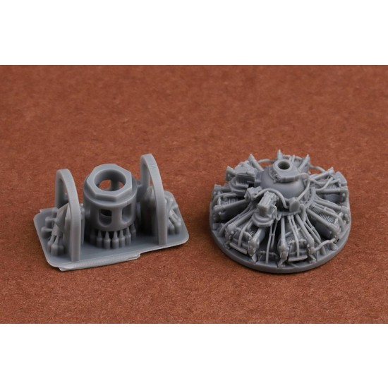 1/72 F4F-4 Wildcat Engine and Exhaust Set for Arma Hobby Kit