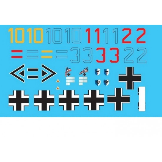 1/72 Hispano HA-1112 M1L "Movie Star" Decal sheet