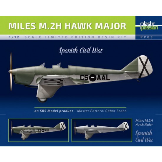 1/72 Miles M.2H Hawk Major "Spanish Civil War" (resin)