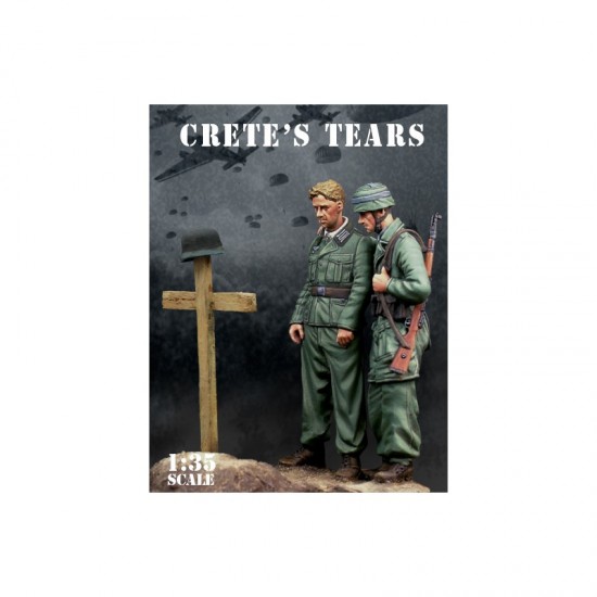 1/35 Crete's Tears (50mm, 2 figures, white metal)