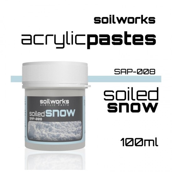 [Soil Works] Acrylic Pastes - Soiled Snow (100ml)