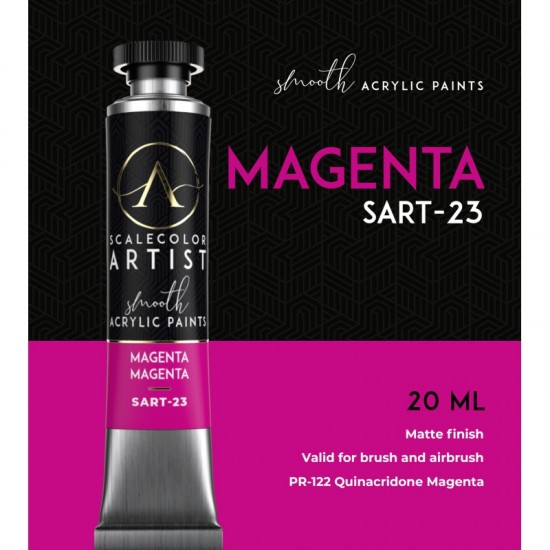 Magenta (20ml Tube) - Artist Range Smooth Acrylic Paint
