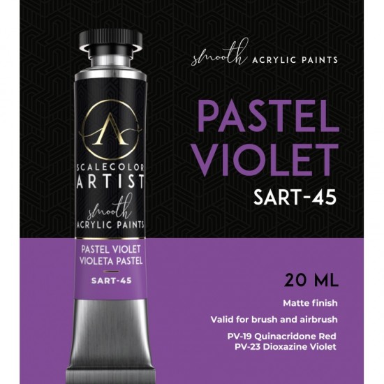 Pastel Violet (20ml Tube) - Artist Range Smooth Acrylic Paint