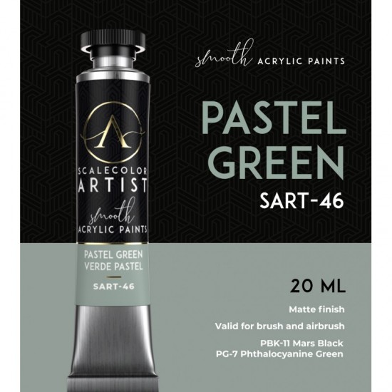 Pastel Green (20ml Tube) - Artist Range Smooth Acrylic Paint