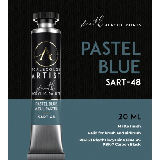 Pastel Blue (20ml Tube) - Artist Range Smooth Acrylic Paint