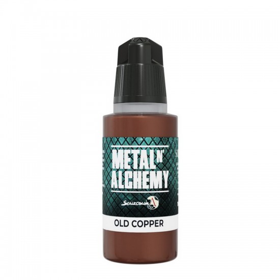 Acrylic Paint - Metal 'n Alchemy #Old Copper (17ml, Ultra Fine Pigment)