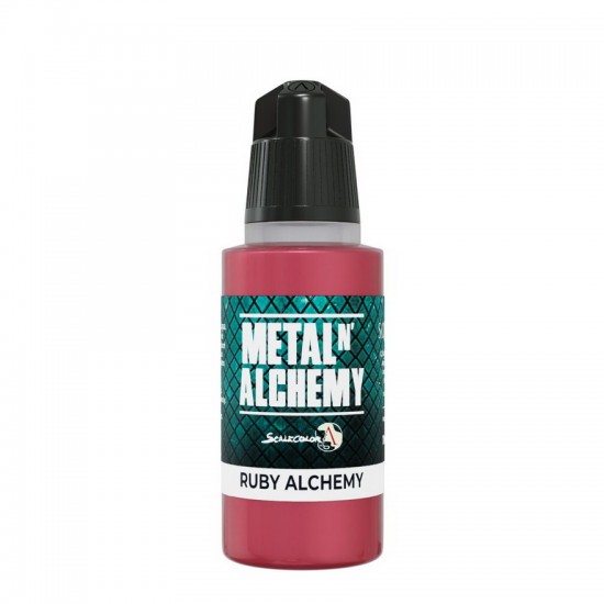 Acrylic Paint - Metal 'n Alchemy #Ruby Alchemy (17ml, Ultra Fine Pigment)