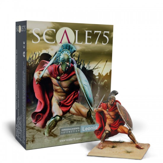 1/24 (75mm) Heroes & Legends Miniatures - Leonidas