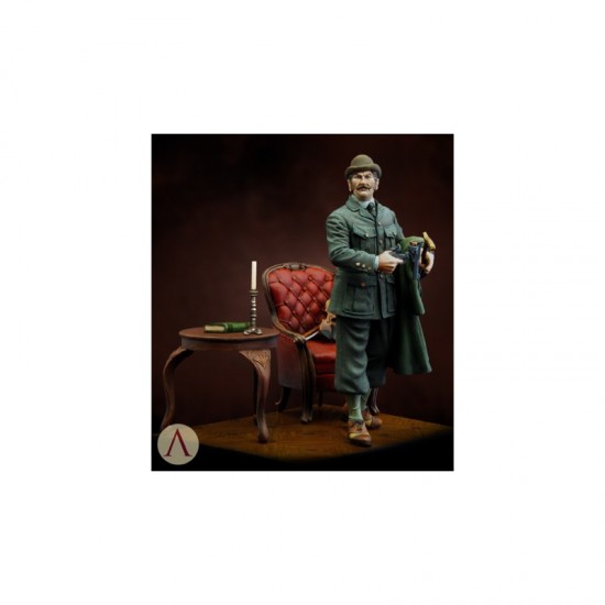 1/24 Dr. Watson (John H. Watson, Sherlock Holmes character, 75mm, white metal)