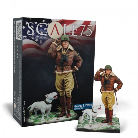Patton Scale Model 1/24 (75mm) World At War Miniatures - George Patton Scale75 SCW006