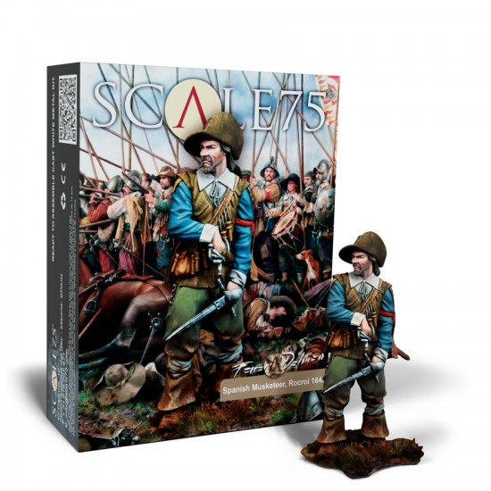 1/24 (75mm) Ferrer Dalmau Series - Spanish Musketeer Rocroi 1643
