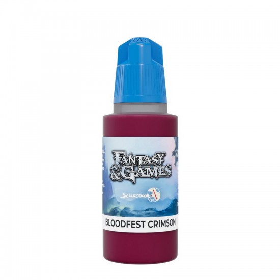 Acrylic Paint - Fantasy & Games #Bloodfest Crimson (17ml, Satin Finish)