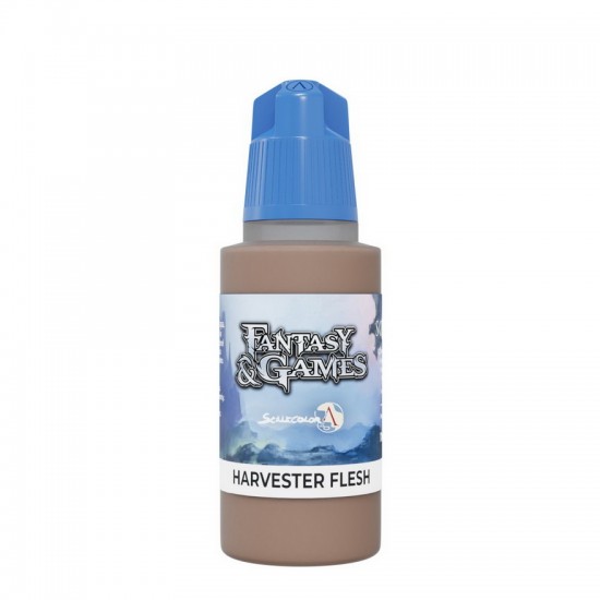 Acrylic Paint - Fantasy & Games #Harvester Flesh (17ml, Satin Finish)