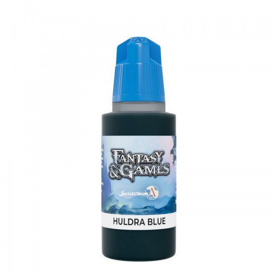 Acrylic Paint - Fantasy & Games #Huldra Blue (17ml, Satin Finish)