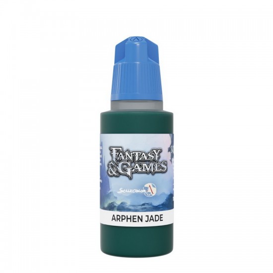 Acrylic Paint - Fantasy & Games #Arphen Jade (17ml, Satin Finish)