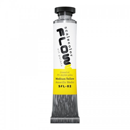 Scalecolor Flow Range - Medium Yellow (20ml Oil Paint Tube)