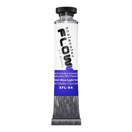 Scalecolor Flow Range - Cobalt Blue Light (20ml Oil Paint Tube)