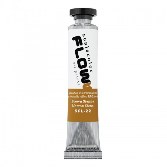 Scalecolor Flow Range - Brown Sienna (20ml Oil Paint Tube)